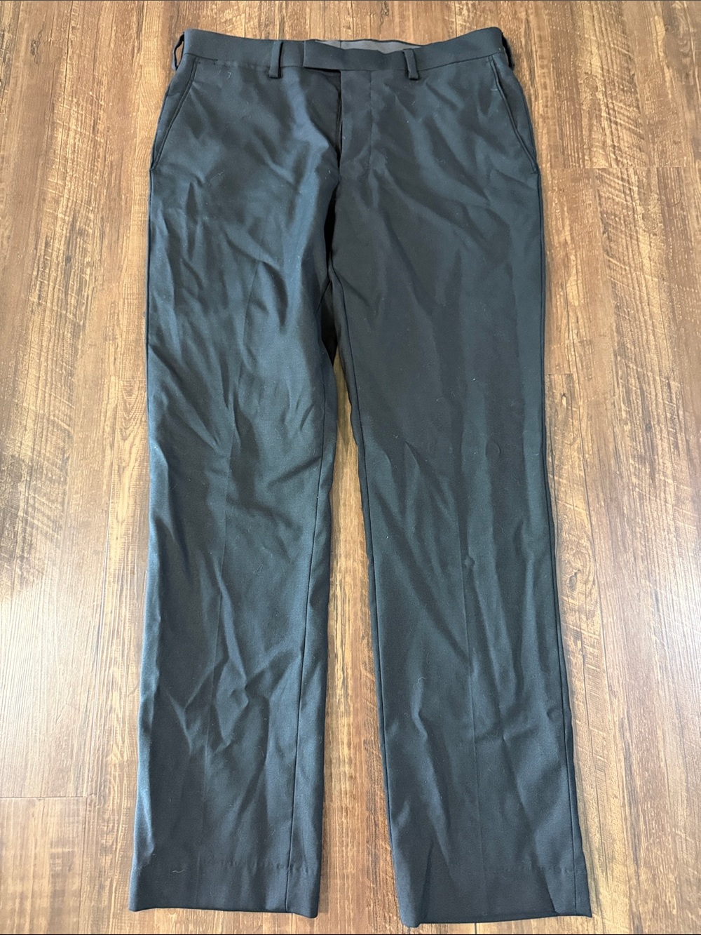 Louis Raphael Luxe Men’s Wool Blend Black Slacks 34 X 32